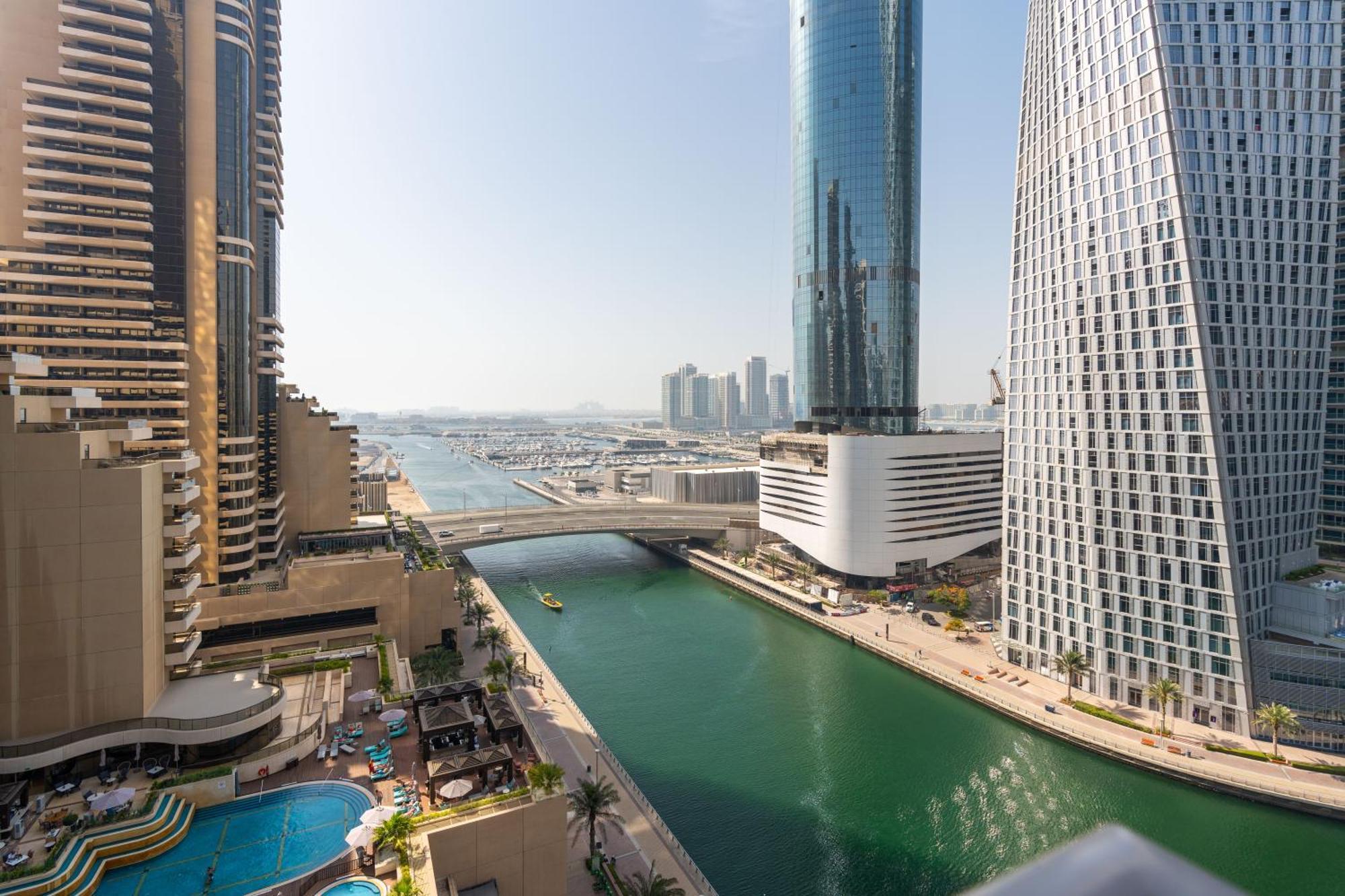 Vacay Lettings -2 Bed Iris Blue Dubai Marina Apartment Bagian luar foto