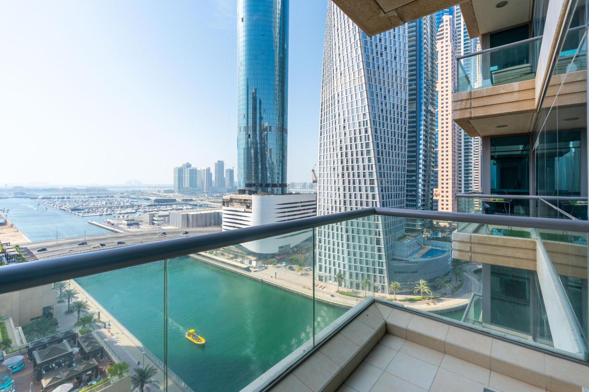 Vacay Lettings -2 Bed Iris Blue Dubai Marina Apartment Bagian luar foto