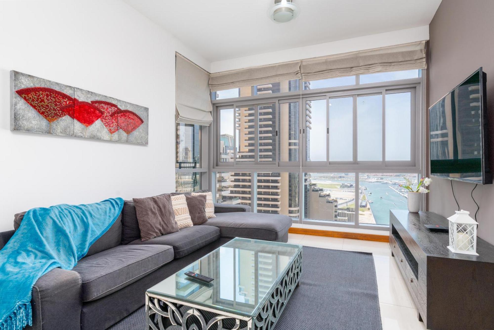 Vacay Lettings -2 Bed Iris Blue Dubai Marina Apartment Bagian luar foto