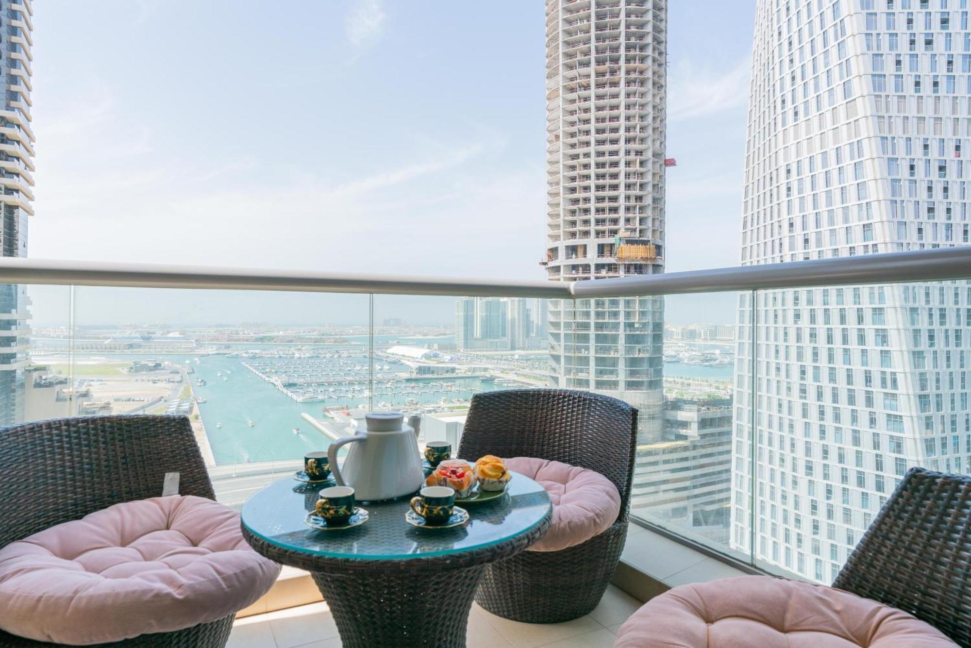 Vacay Lettings -2 Bed Iris Blue Dubai Marina Apartment Bagian luar foto